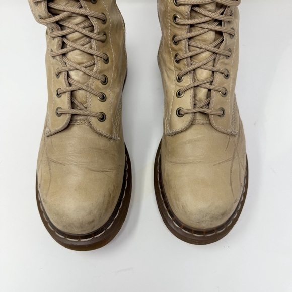Dr. Martens Festival 11810 Butterfly Tan Leather Boots/ vintage rare style - Picture 12 of 16